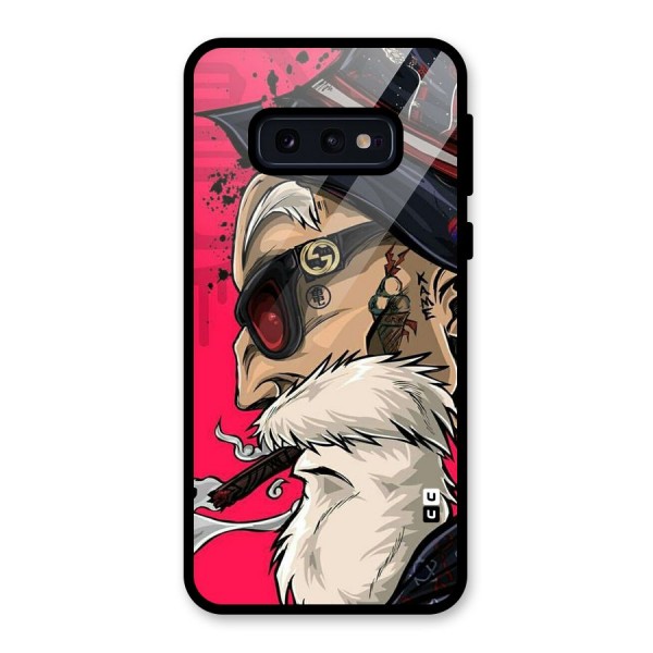 Old Man Swag Glass Back Case for Galaxy S10e