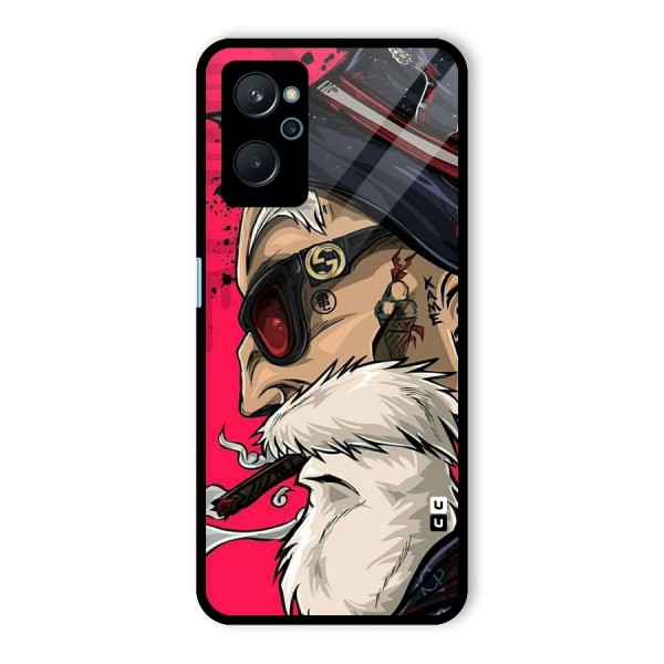 Old Man Swag Glass Back Case for Realme 9i