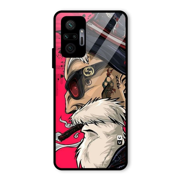 Old Man Swag Glass Back Case for Redmi Note 10 Pro Max