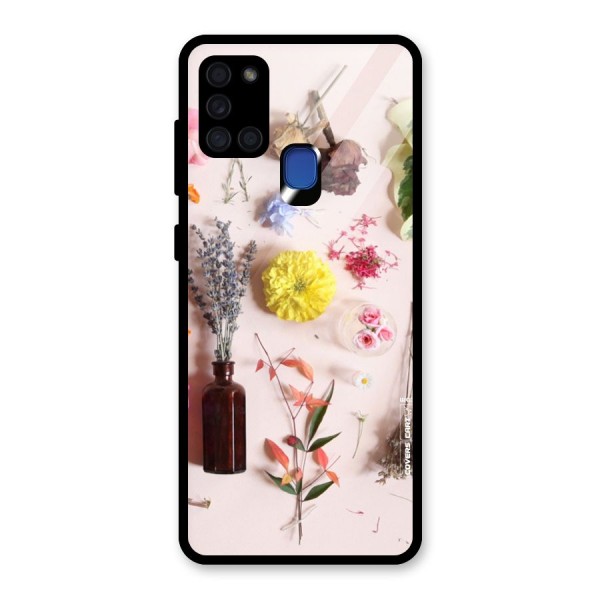 Old Petals Glass Back Case for Galaxy A21s