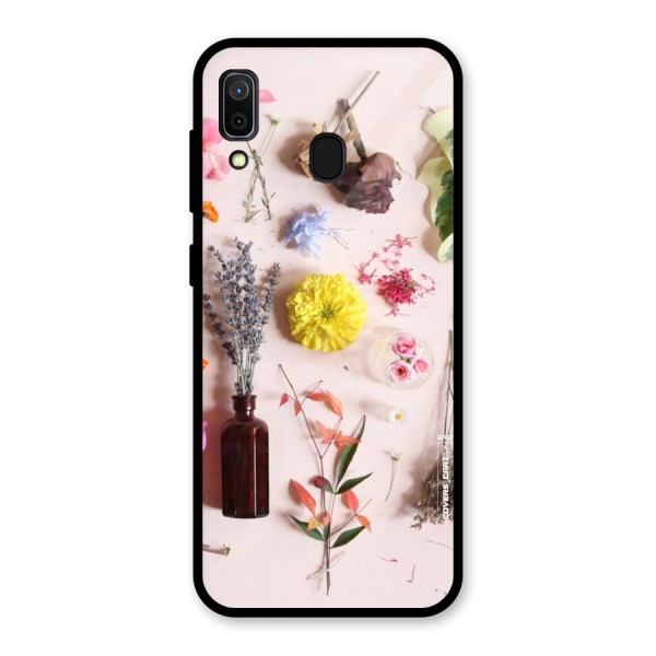 Old Petals Glass Back Case for Galaxy A30