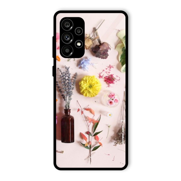 Old Petals Glass Back Case for Galaxy A73 5G