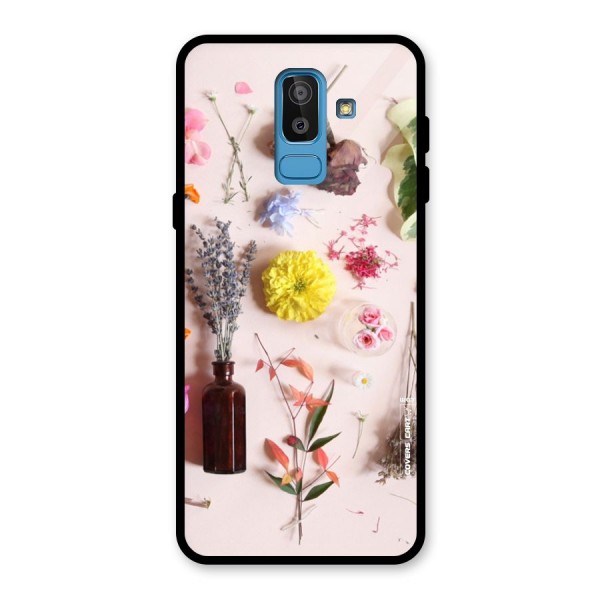 Old Petals Glass Back Case for Galaxy J8