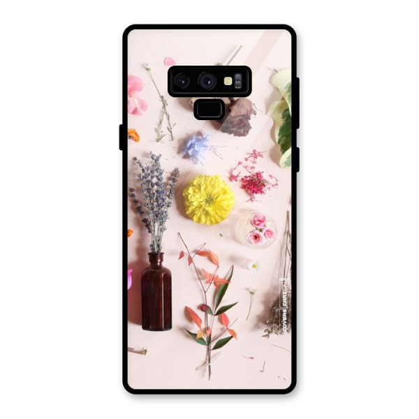 Old Petals Glass Back Case for Galaxy Note 9