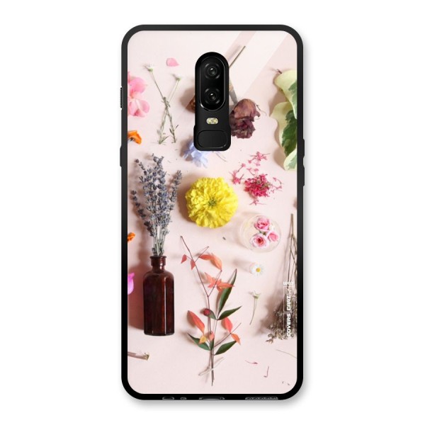 Old Petals Glass Back Case for OnePlus 6