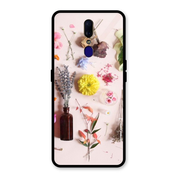 Old Petals Glass Back Case for Oppo F11