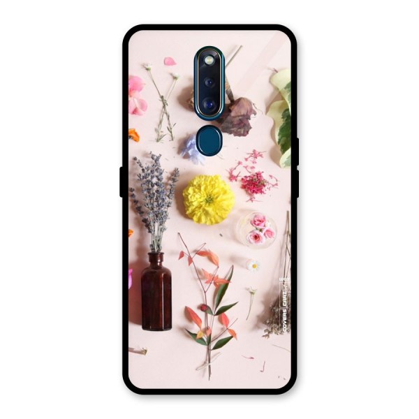 Old Petals Glass Back Case for Oppo F11 Pro