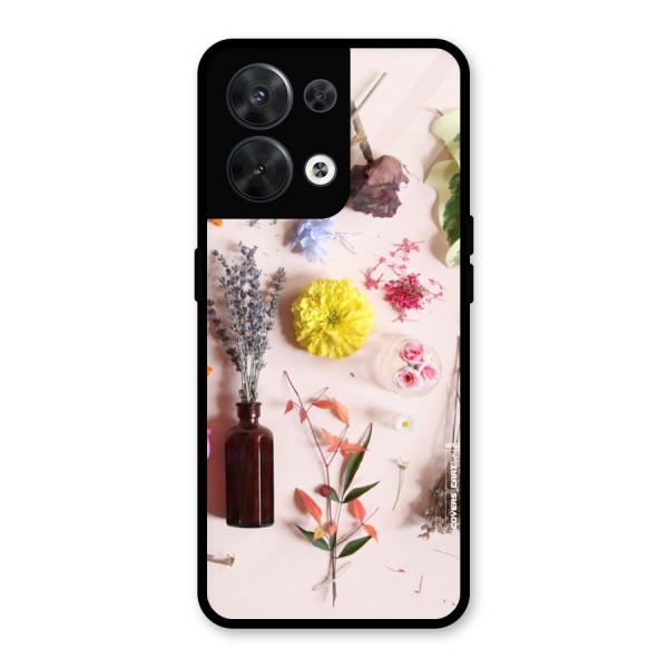 Old Petals Glass Back Case for Oppo Reno8 5G