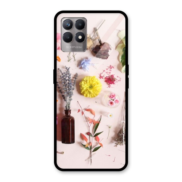 Old Petals Glass Back Case for Realme 8i