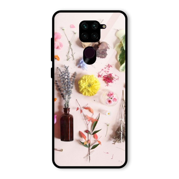 Old Petals Glass Back Case for Redmi Note 9