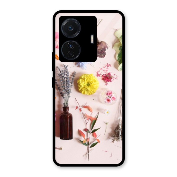 Old Petals Glass Back Case for Vivo T1 Pro