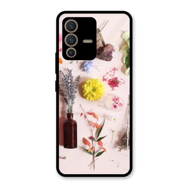 Old Petals Glass Back Case for Vivo V23 5G