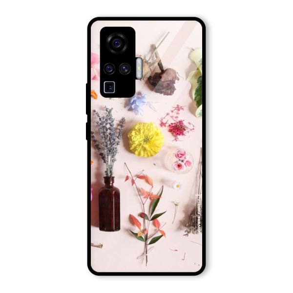 Old Petals Glass Back Case for Vivo X50 Pro