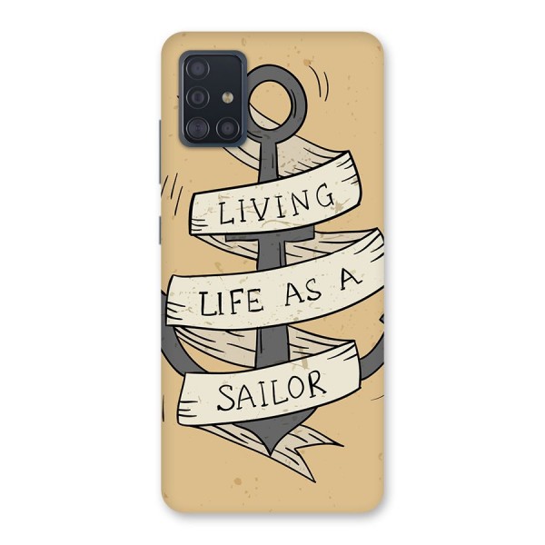 Old School Anchor Back Case for Galaxy A51