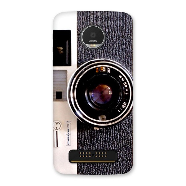 Old School Camera Back Case for Moto Z Play