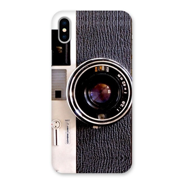 Old School Camera Back Case for iPhone XS