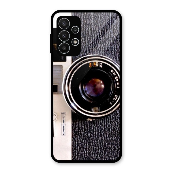 Old School Camera Glass Back Case for Galaxy A23