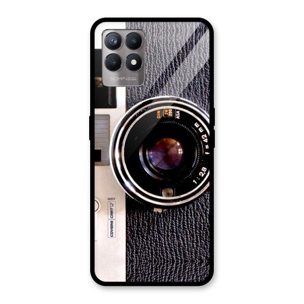 Old School Camera Glass Back Case for Realme 8i