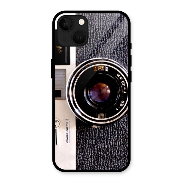 Old School Camera Glass Back Case for iPhone 13