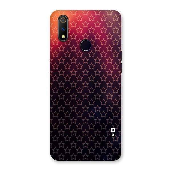 Ombre Stars Back Case for Realme 3 Pro