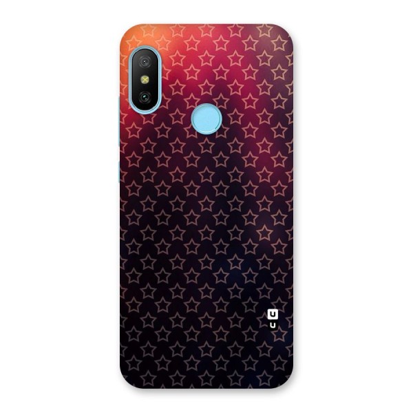 Ombre Stars Back Case for Redmi 6 Pro