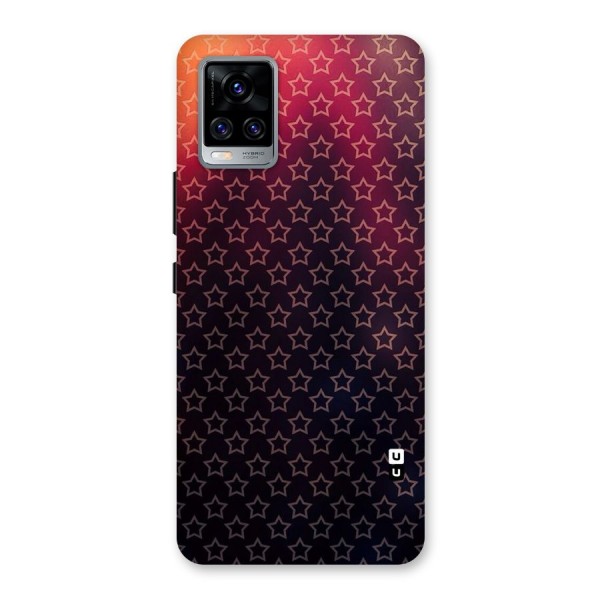 Ombre Stars Back Case for Vivo V20 Pro