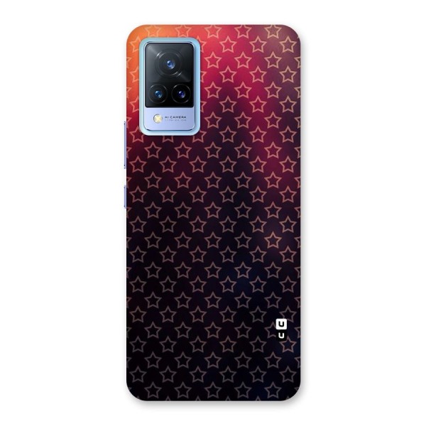 Ombre Stars Back Case for Vivo V21 5G