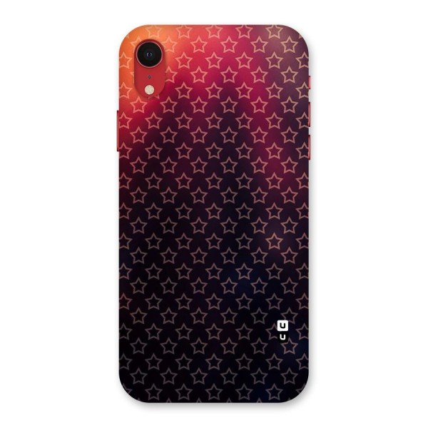 Ombre Stars Back Case for iPhone XR