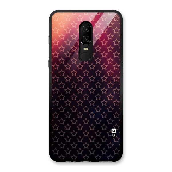 Ombre Stars Glass Back Case for OnePlus 6