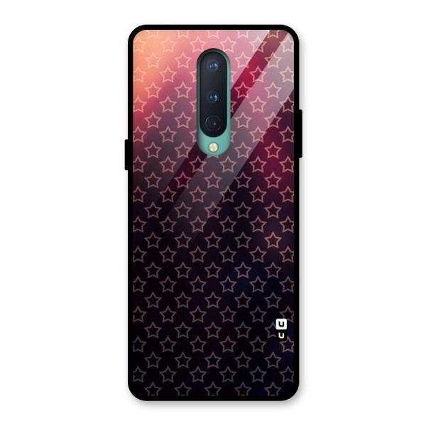 Ombre Stars Glass Back Case for OnePlus 8