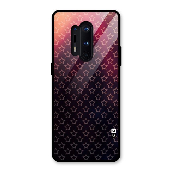 Ombre Stars Glass Back Case for OnePlus 8 Pro