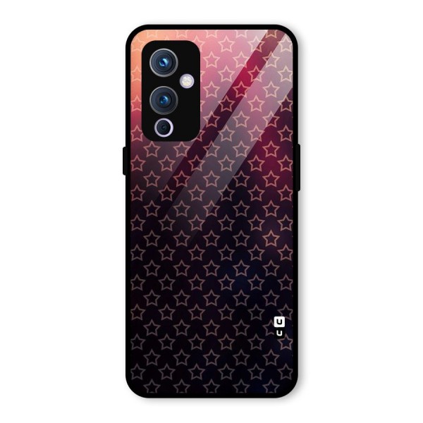 Ombre Stars Glass Back Case for OnePlus 9