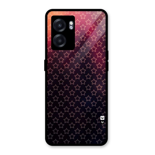 Ombre Stars Glass Back Case for Oppo K10 (5G)