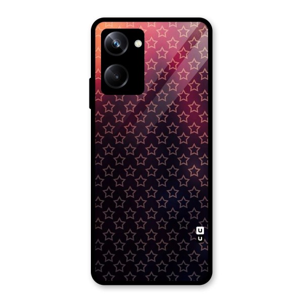 Ombre Stars Glass Back Case for Realme 10 Pro