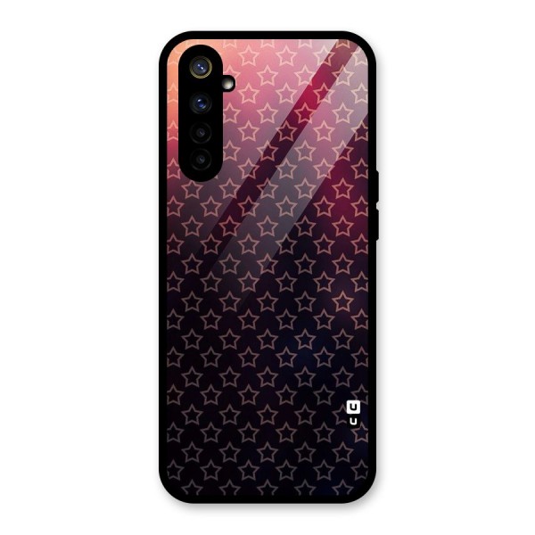 Ombre Stars Glass Back Case for Realme 6