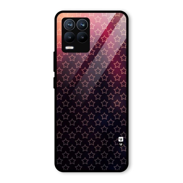 Ombre Stars Glass Back Case for Realme 8 Pro