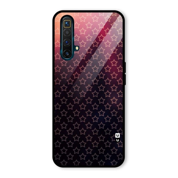 Ombre Stars Glass Back Case for Realme X3