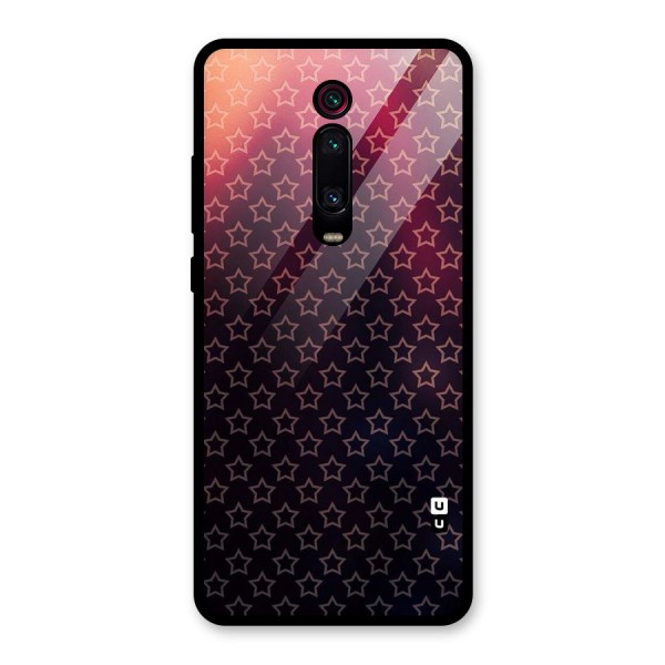 Ombre Stars Glass Back Case for Redmi K20