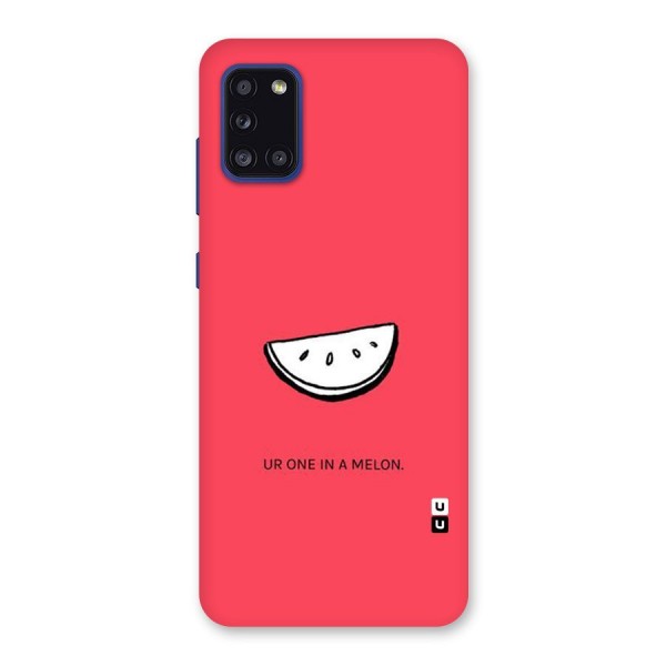 One In Melon Back Case for Galaxy A31