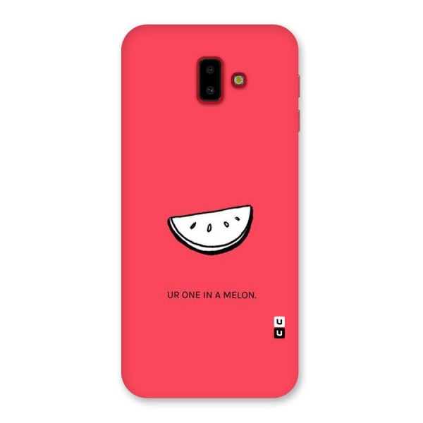 One In Melon Back Case for Galaxy J6 Plus