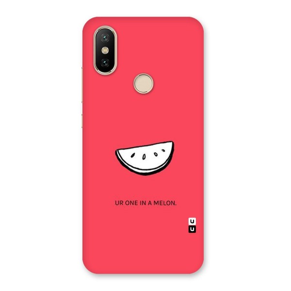 One In Melon Back Case for Mi A2