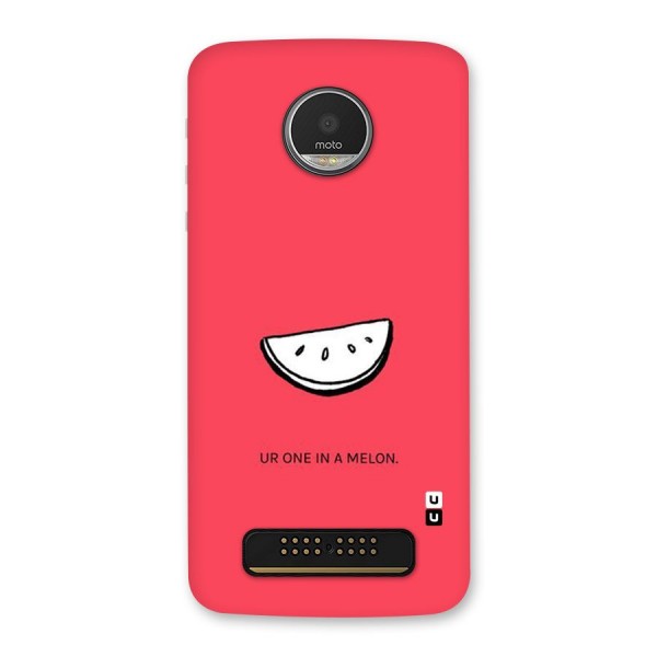 One In Melon Back Case for Moto Z Play