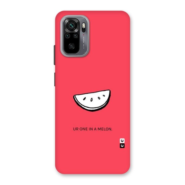 One In Melon Back Case for Redmi Note 10