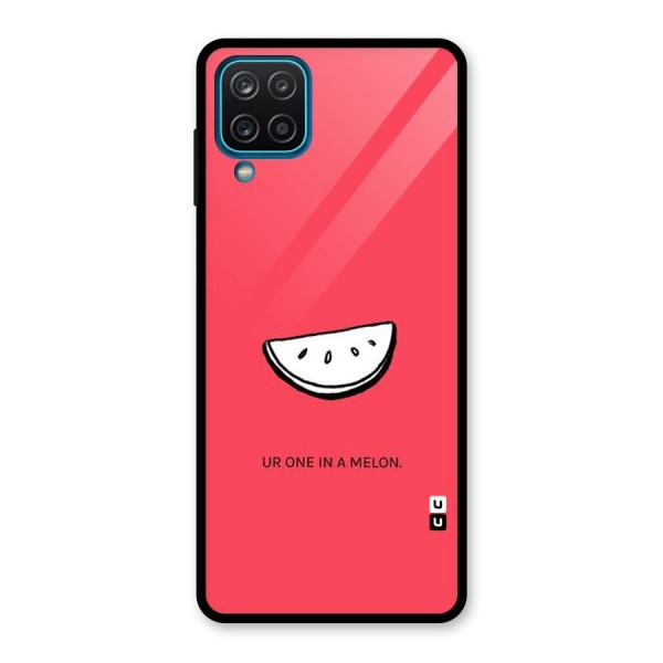 One In Melon Glass Back Case for Galaxy A12