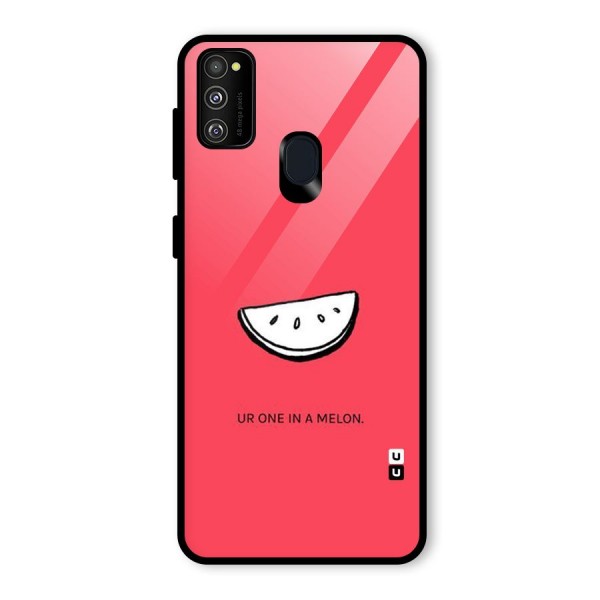 One In Melon Glass Back Case for Galaxy M21