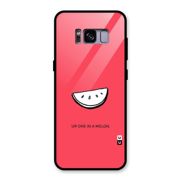 One In Melon Glass Back Case for Galaxy S8