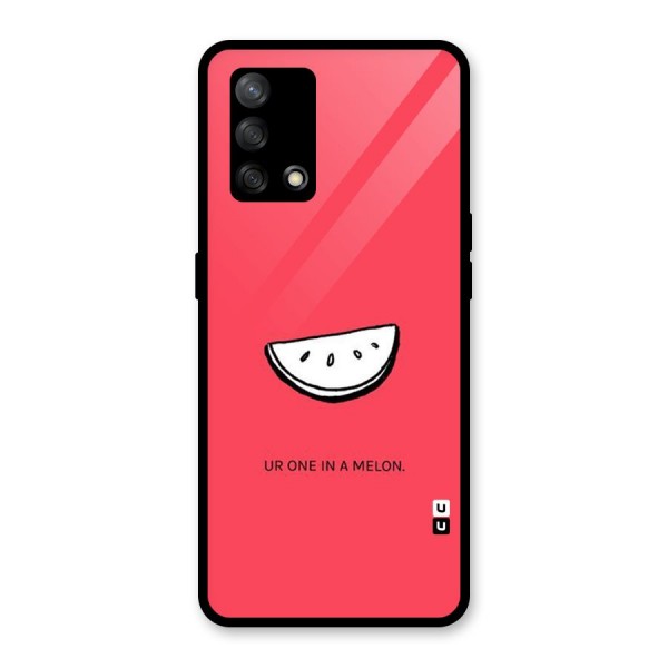 One In Melon Glass Back Case for Oppo F19s