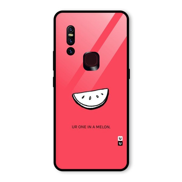 One In Melon Glass Back Case for Vivo V15