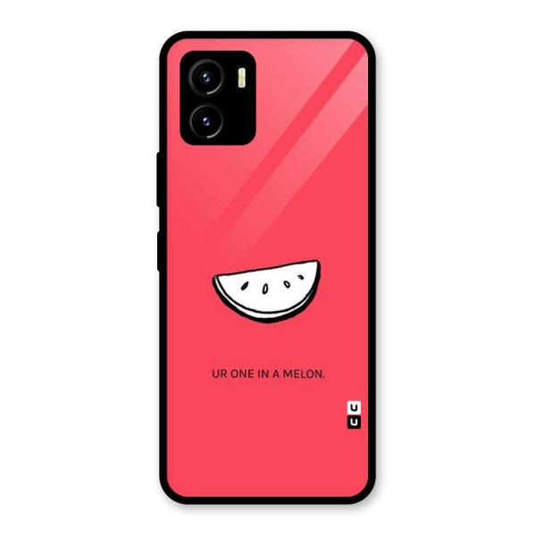 One In Melon Glass Back Case for Vivo Y15s