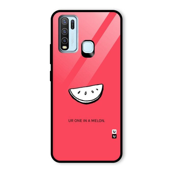 One In Melon Glass Back Case for Vivo Y30